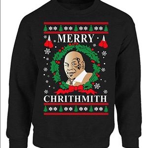 Mike Tyson Merry Crithmith Christmas 🎄 Sweater